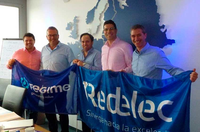 Acuerdo de cooperación entre el Grupo Redelec Argentina y Fegime